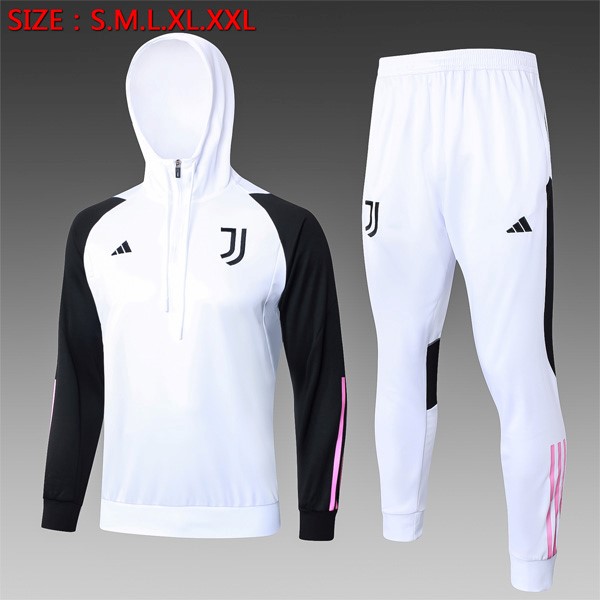 Ninos Sudadera Con Capucha Juventus 2024 Blanco 2